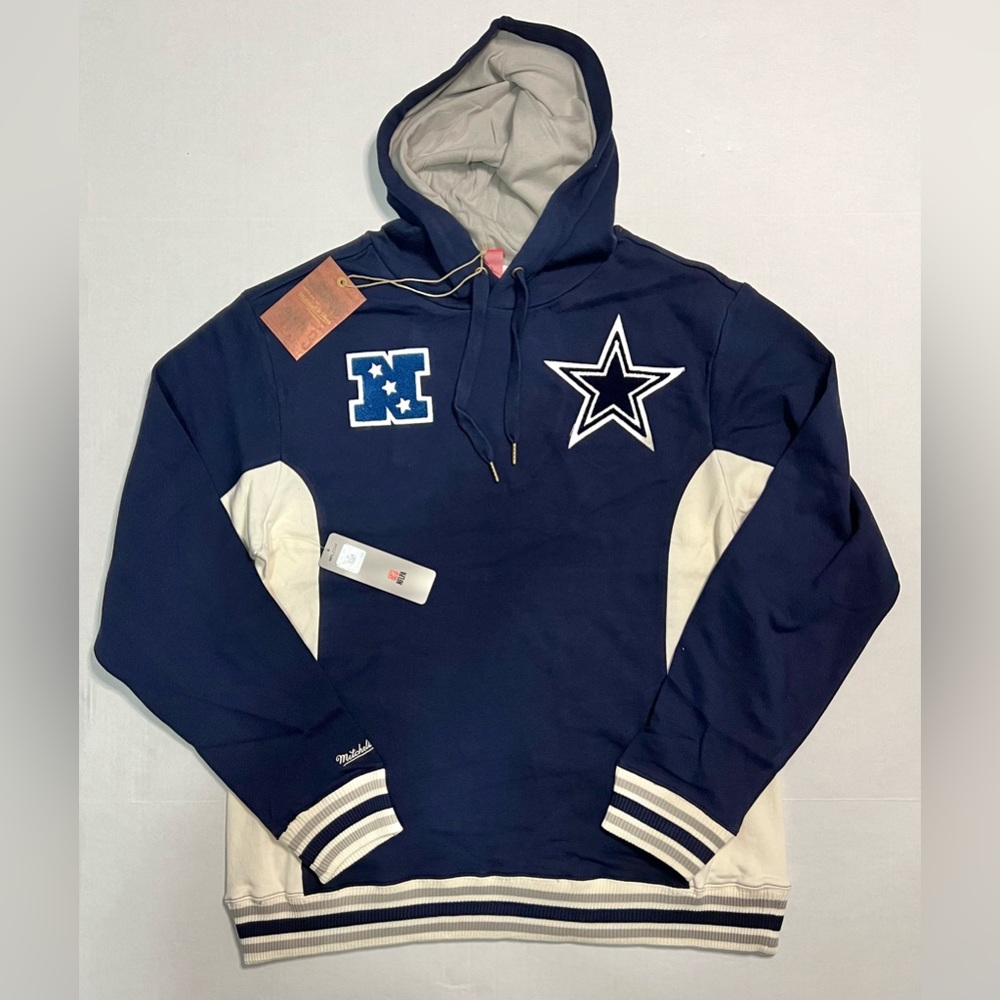 Dallas Cowboys Mitchell & Ness Hoodie Sizes L & 2XL available